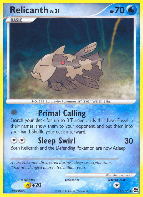 Relicanth - Pokémon TCG Card