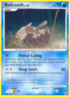 Relicanth - pokemon TCG Card