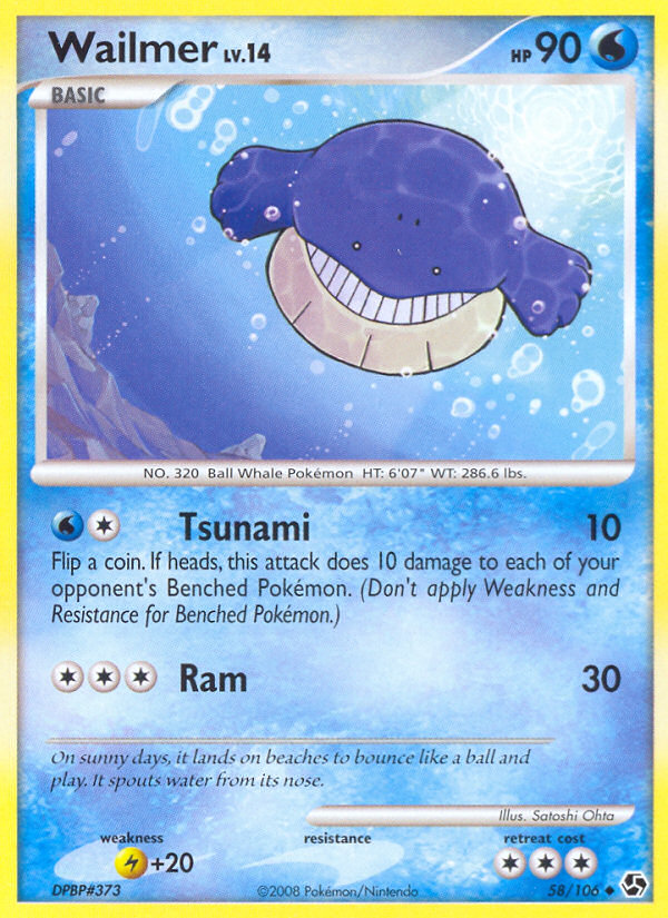 Wailmer - Pokémon TCG Card
