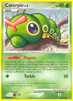 Caterpie - pokemon TCG Card
