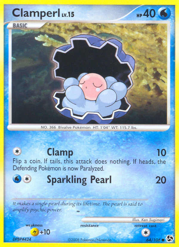 Clamperl - Pokémon TCG Card