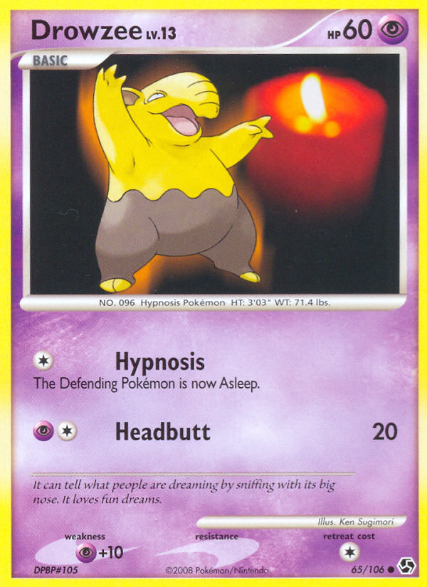 Drowzee - Pokémon TCG Card