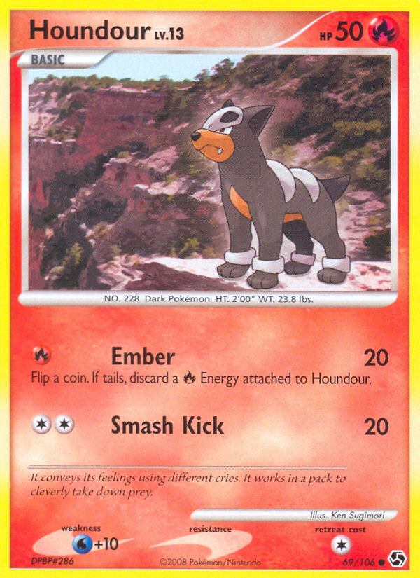 Houndour - Pokémon TCG Card