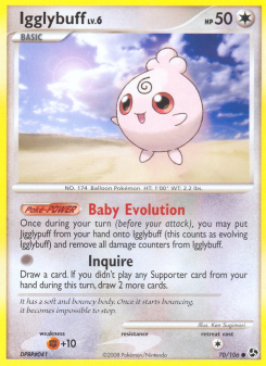 Igglybuff - pokemon TCG Card