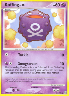 Koffing - pokemon TCG Card
