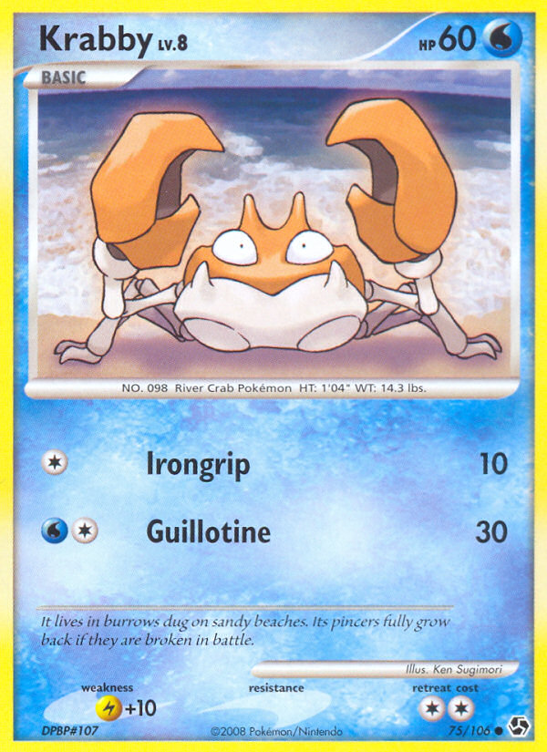Krabby - Pokémon TCG Card