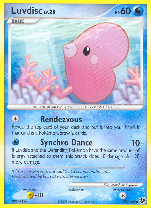 Luvdisc - Pokémon TCG Card