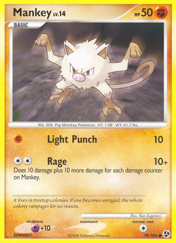 Mankey - Pokémon TCG Card