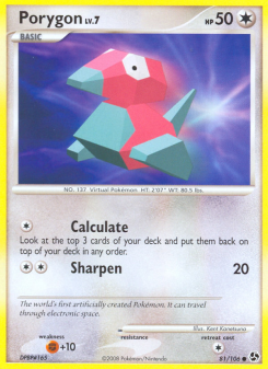 Porygon - pokemon TCG Card