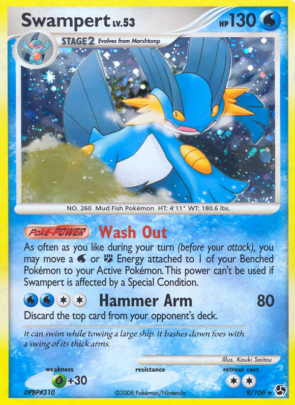 Swampert - Pokémon TCG Card