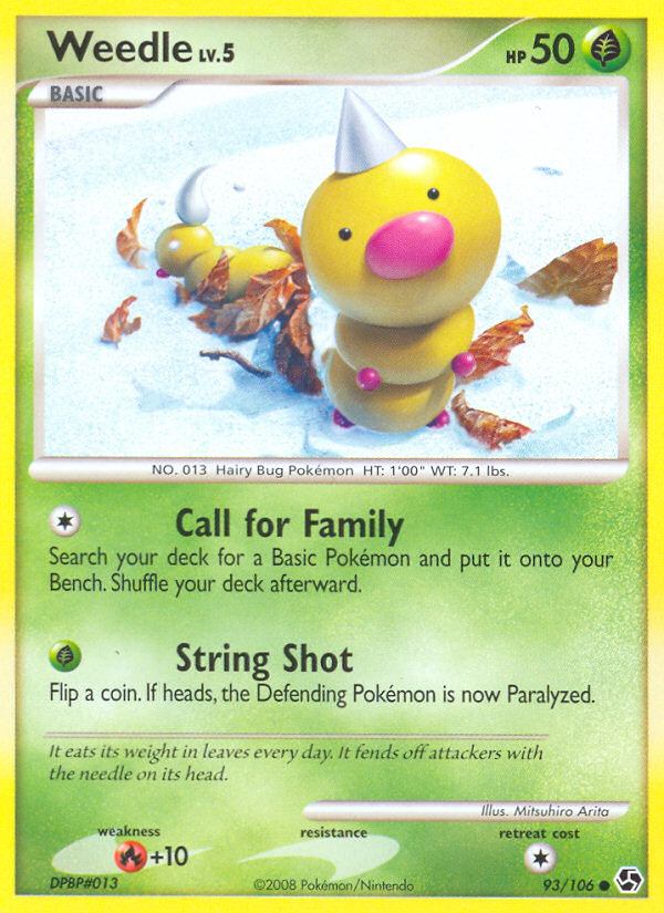 Weedle - Pokémon TCG Card