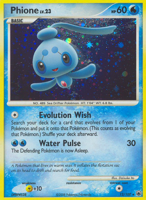 Phione - Pokémon TCG Card