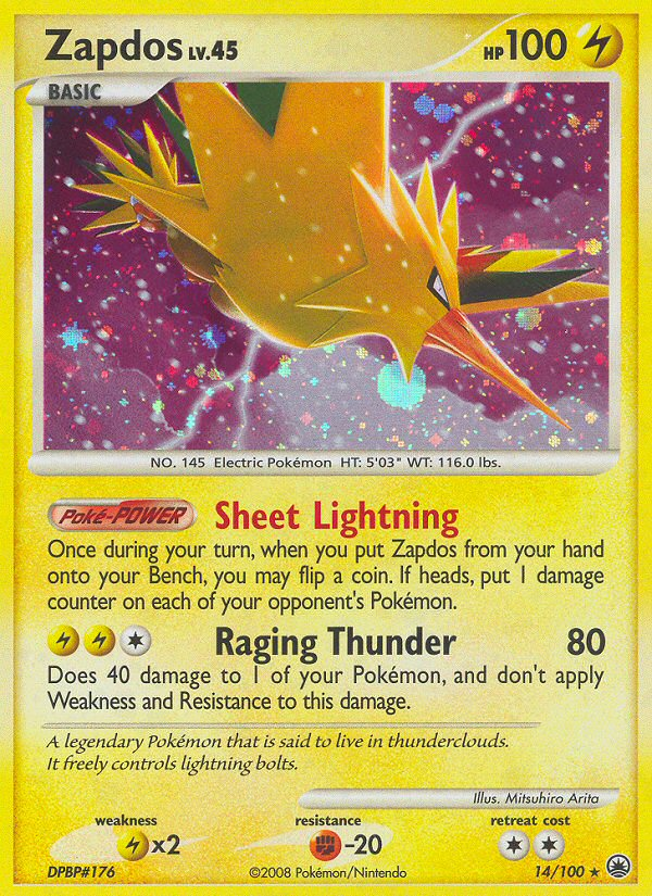 Zapdos - Pokémon TCG Card