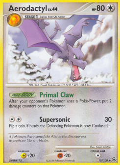 Aerodactyl - pokemon TCG Card
