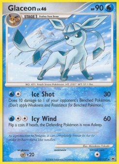 Glaceon - pokemon TCG Card