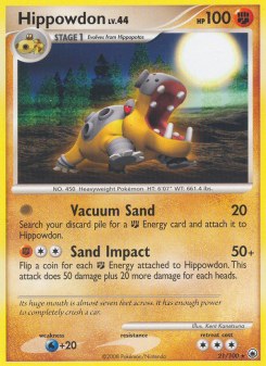 Hippowdon - pokemon TCG Card