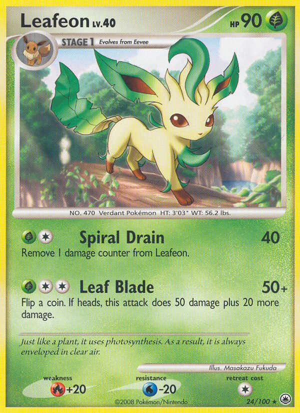 Leafeon - Pokémon TCG Card
