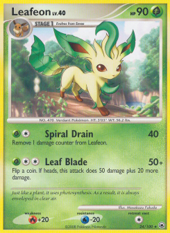 Leafeon - pokemon TCG Card