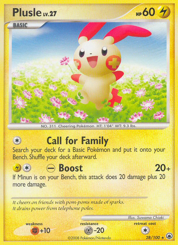 Plusle - Pokémon TCG Card