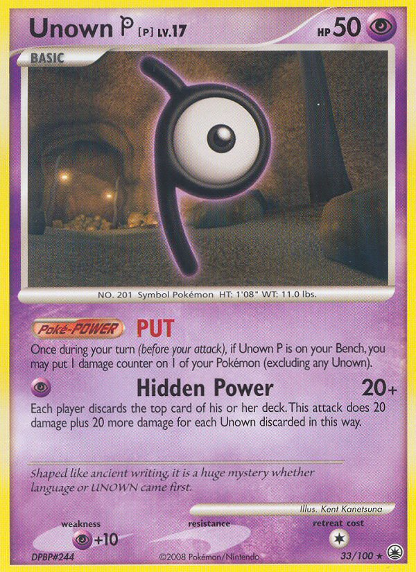 Unown P - Pokémon TCG Card