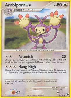 Ambipom - pokemon TCG Card