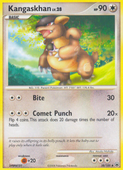 Kangaskhan - pokemon TCG Card