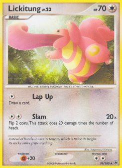 Lickitung - pokemon TCG Card