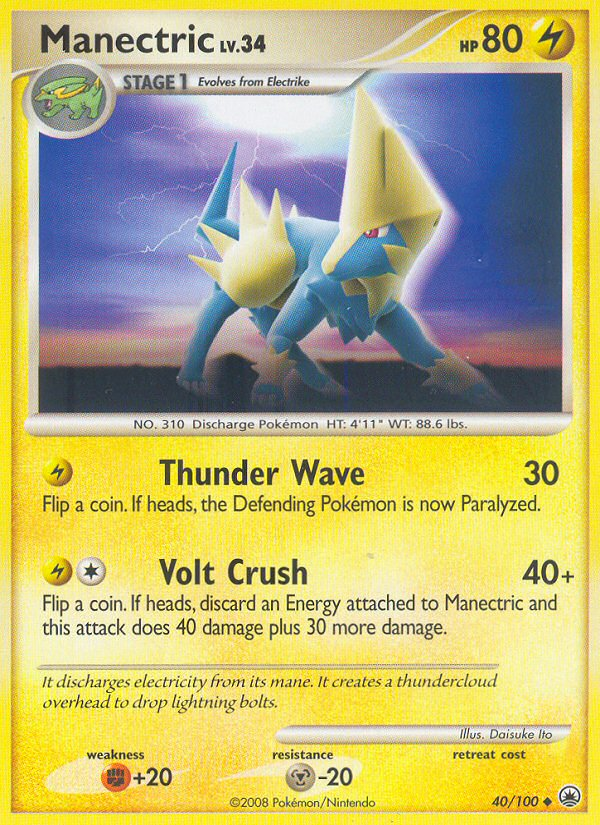 Manectric - Pokémon TCG Card