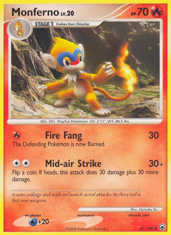 Monferno - Pokémon TCG Card