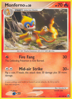 Monferno - pokemon TCG Card