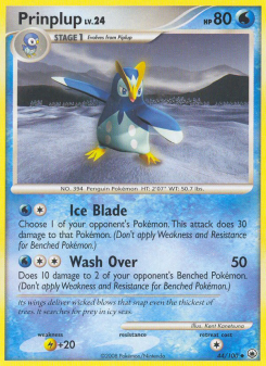 Prinplup - pokemon TCG Card