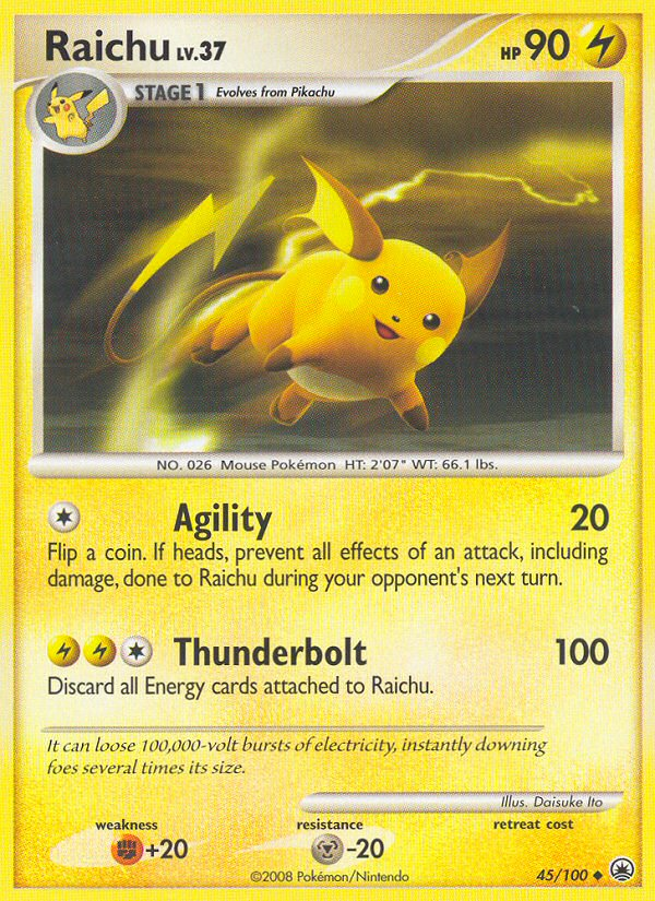 Raichu - Pokémon TCG Card