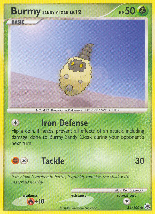 Burmy Sandy Cloak - Pokémon TCG Card