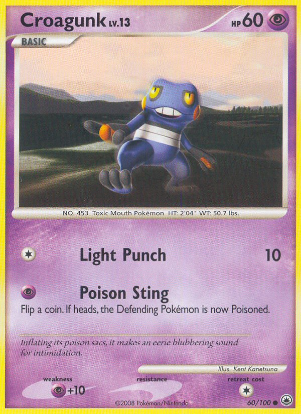Croagunk - Pokémon TCG Card