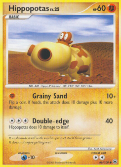 Hippopotas - pokemon TCG Card