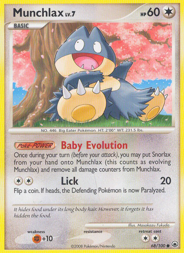 Munchlax - Pokémon TCG Card