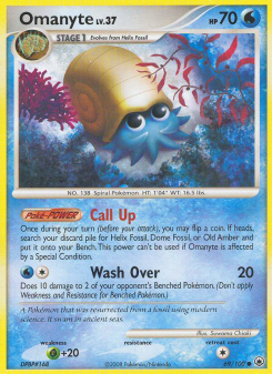 Omanyte - pokemon TCG Card