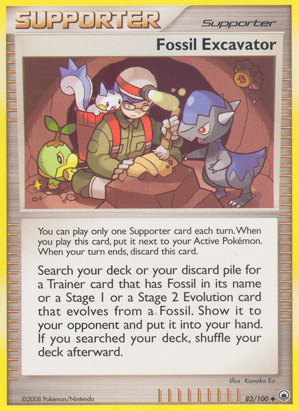 Fossil Excavator - Pokémon TCG Card