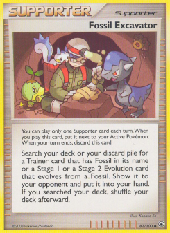 Fossil Excavator - pokemon TCG Card