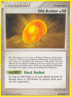 Old Amber - pokemon TCG Card