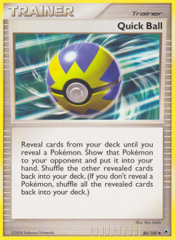 Quick Ball - pokemon TCG Card