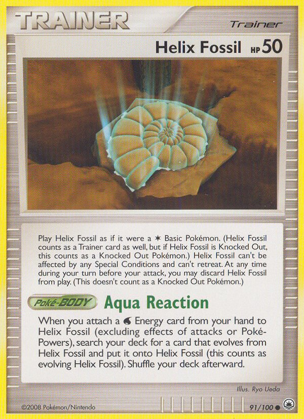 Helix Fossil - Pokémon TCG Card