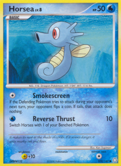 Horsea - pokemon TCG Card