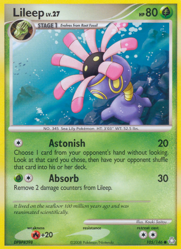 Lileep - Pokémon TCG Card