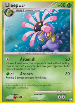 Lileep - pokemon TCG Card