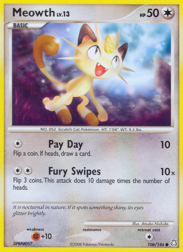 Meowth - Pokémon TCG Card