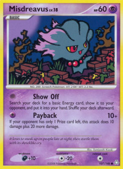 Misdreavus - pokemon TCG Card