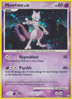 Mewtwo - pokemon TCG Card