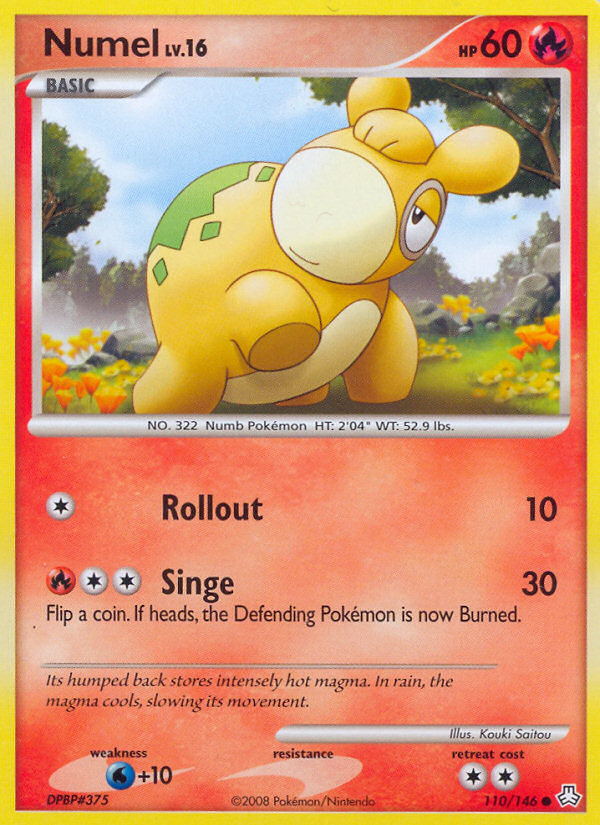 Numel - Pokémon TCG Card