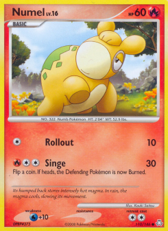 Numel - pokemon TCG Card